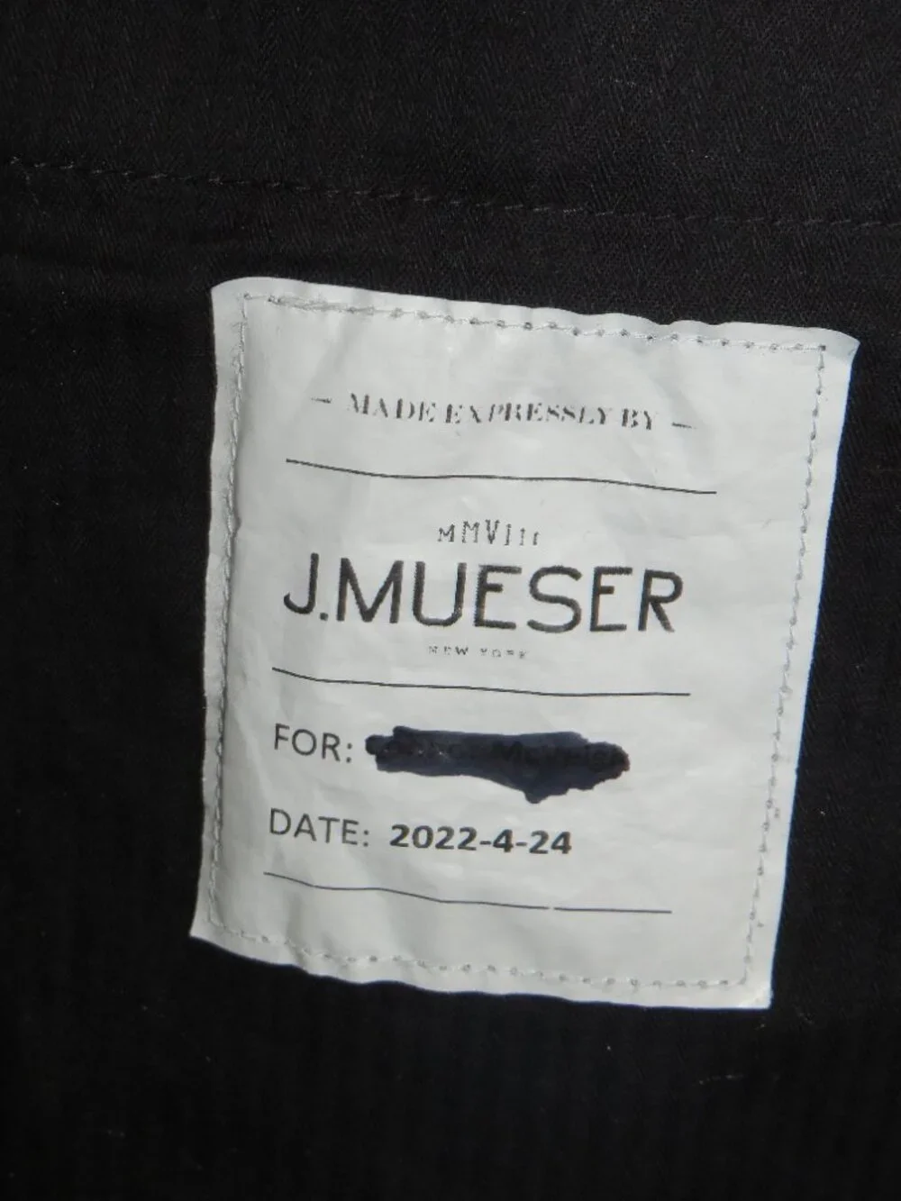 J. Mueser Silk Linen Blend Dark Graphite Dress Pants 30.5